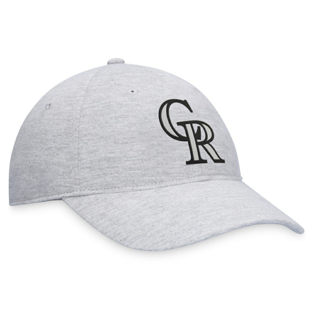 Colorado Rockies Logo Adjustable Hat - Gray
