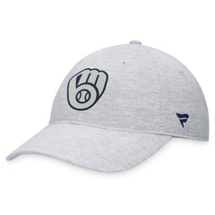 Milwaukee Brewers Logo Adjustable Hat - Gray