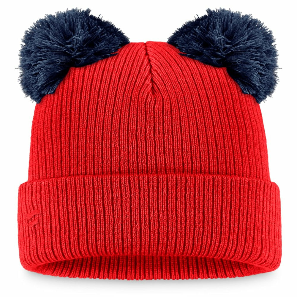 St. Louis Cardinals Women's Double Pom Cuffed Knit Hat - Red/Navy