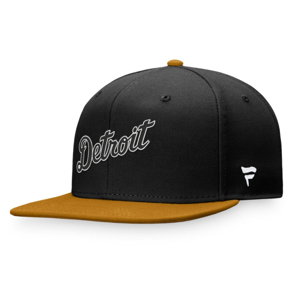 Detroit Tigers Fitted Hat - Black/Khaki