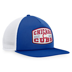 Chicago Cubs Foam Front Patch Trucker Snapback Hat - Royal