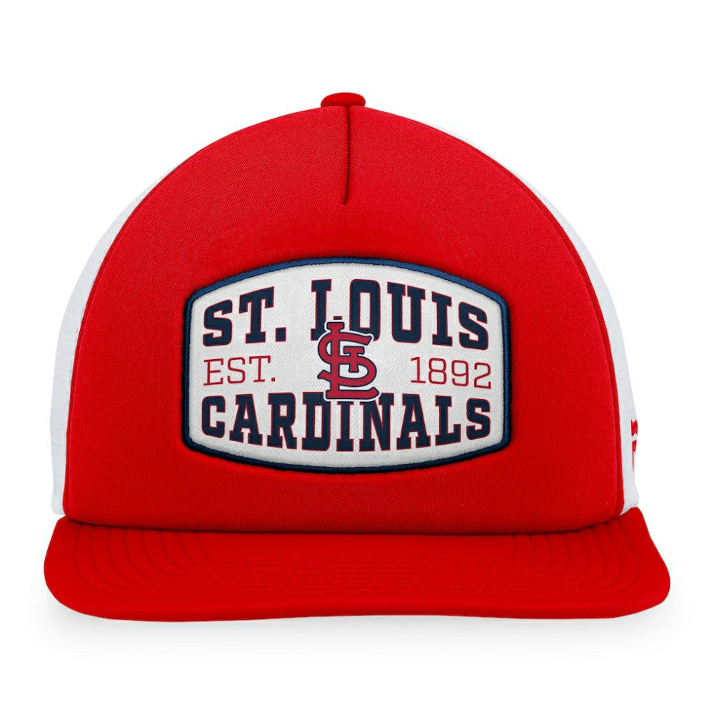 St. Louis Cardinals Foam Front Patch Trucker Snapback Hat - Red