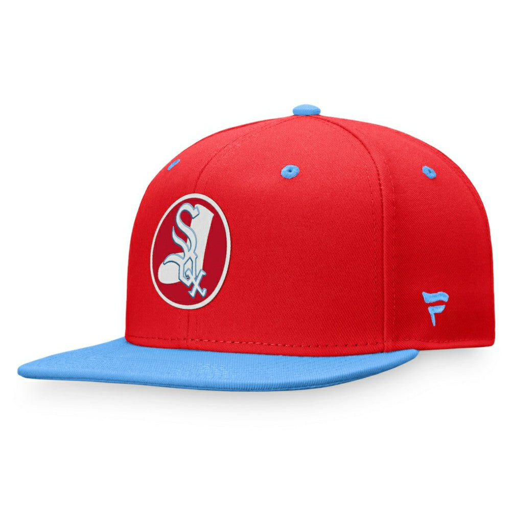 Chicago White Sox Cooperstown Collection Two-Tone Fitted Hat - Red/Light Blue