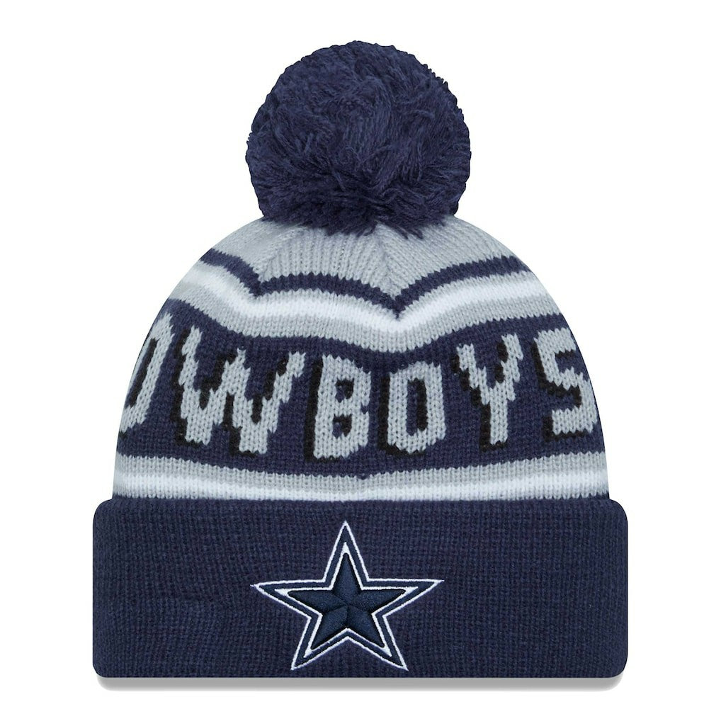 NFL Dallas Cowboys Main Cuffed Knit Hat with Pom