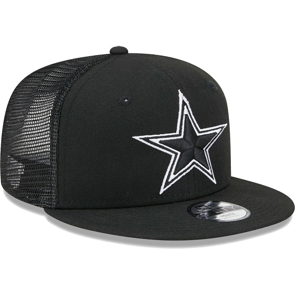 NFL Dallas Cowboys Youth Main B-Dub 9FIFTY Trucker Adjustable Hat