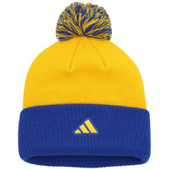 St. Louis Blues adidas Women's Laurel Cuffed Knit Hat with Pom