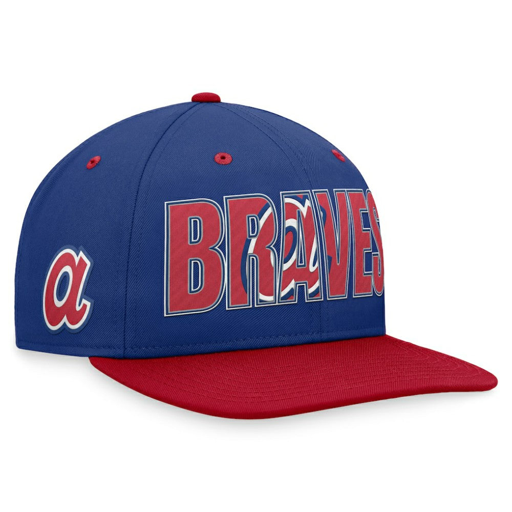 Atlanta Braves Cooperstown Collection Pro Snapback Hat - Royal | Nike