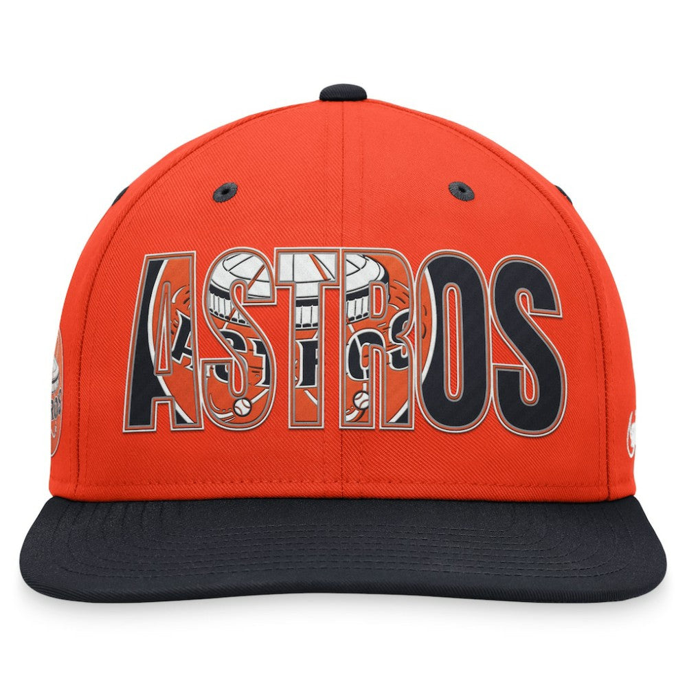 Houston Astros Cooperstown Collection Pro Snapback Hat - Orange | Nike