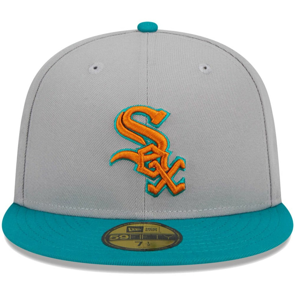 Chicago White Sox  59FIFTY Fitted Hat - Gray/Teal | New Era