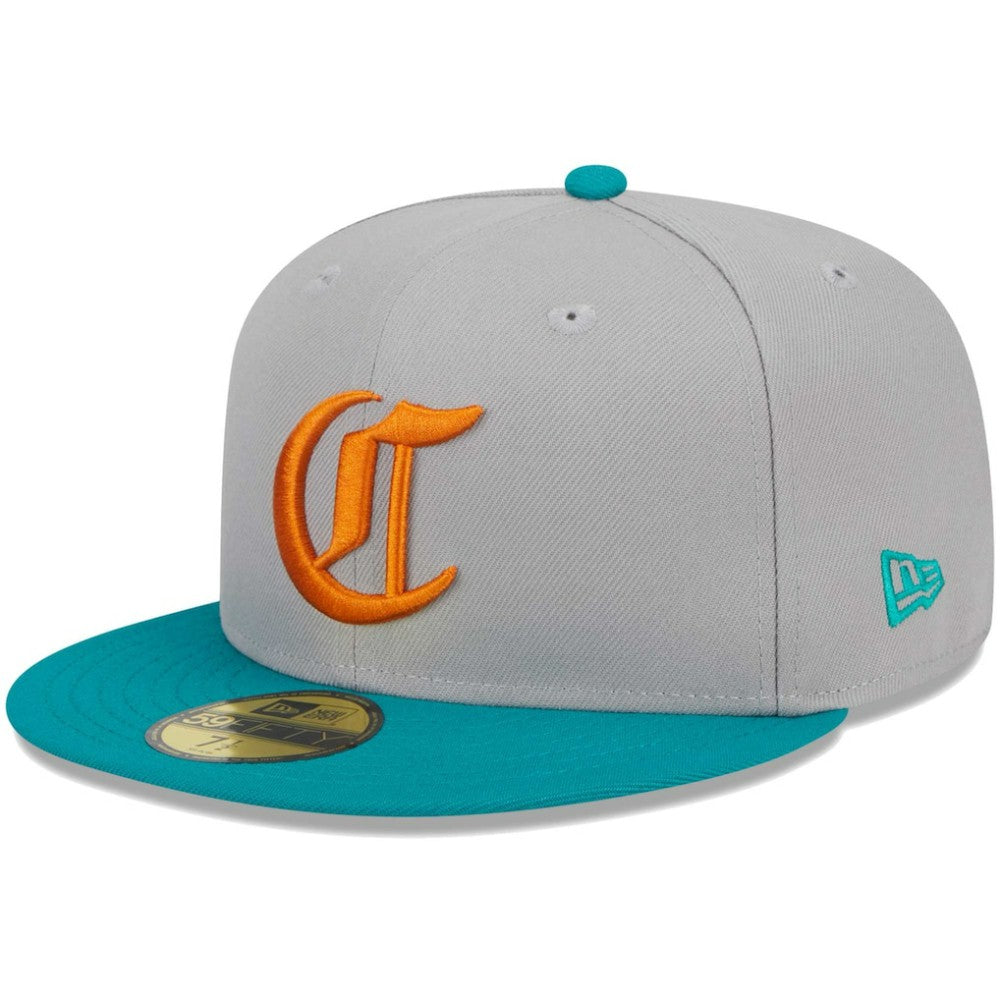 Cincinnati Reds  59FIFTY Fitted Hat - Gray/Teal | New Era