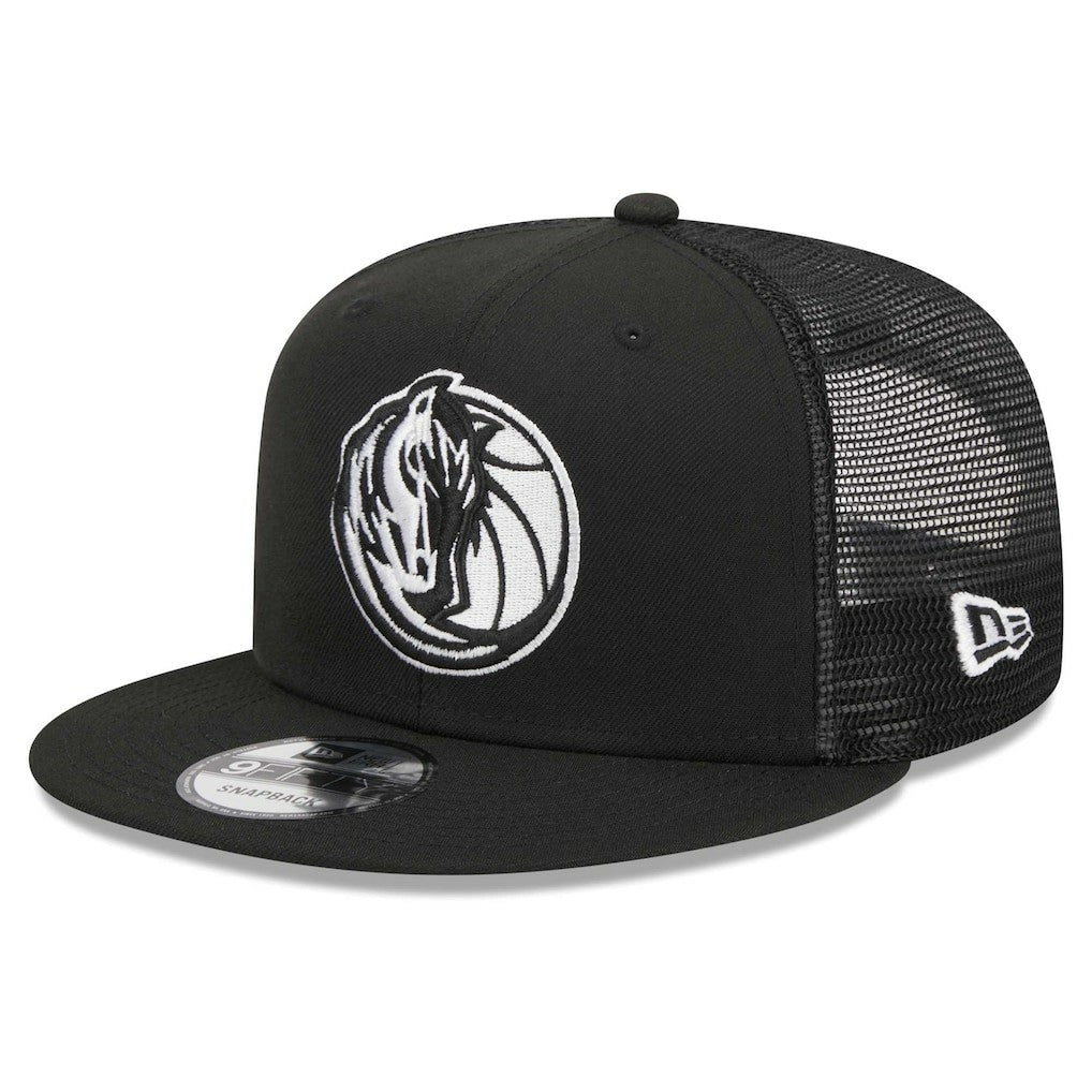 Dallas Mavericks 9FIFTY Snapback Trucker Hat sale - Black | New Era cheap