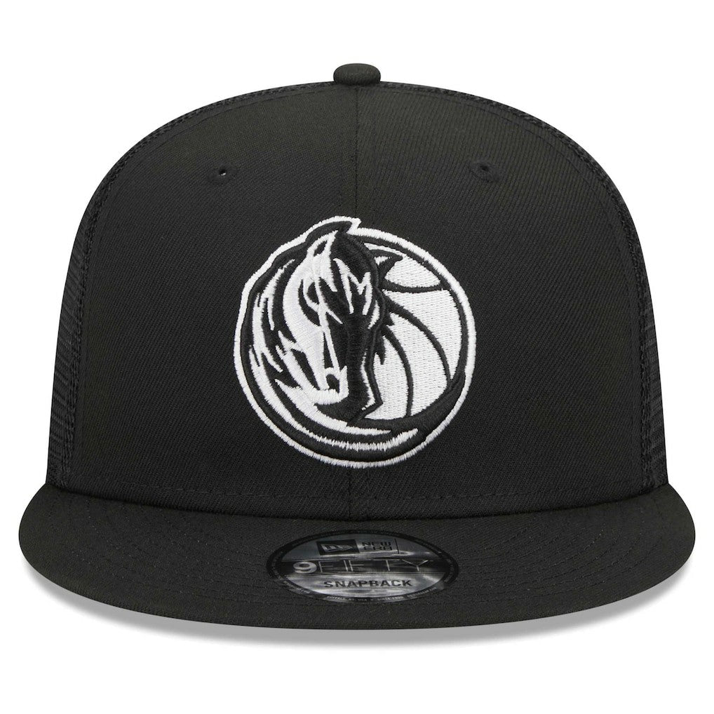 Dallas Mavericks 9FIFTY Snapback Trucker Hat sale - Black | New Era cheap