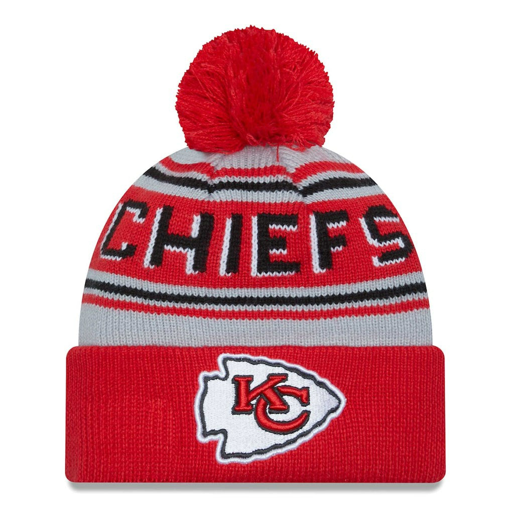 NFL Kansas City Chiefs Main Cuffed Knit Hat with Pom