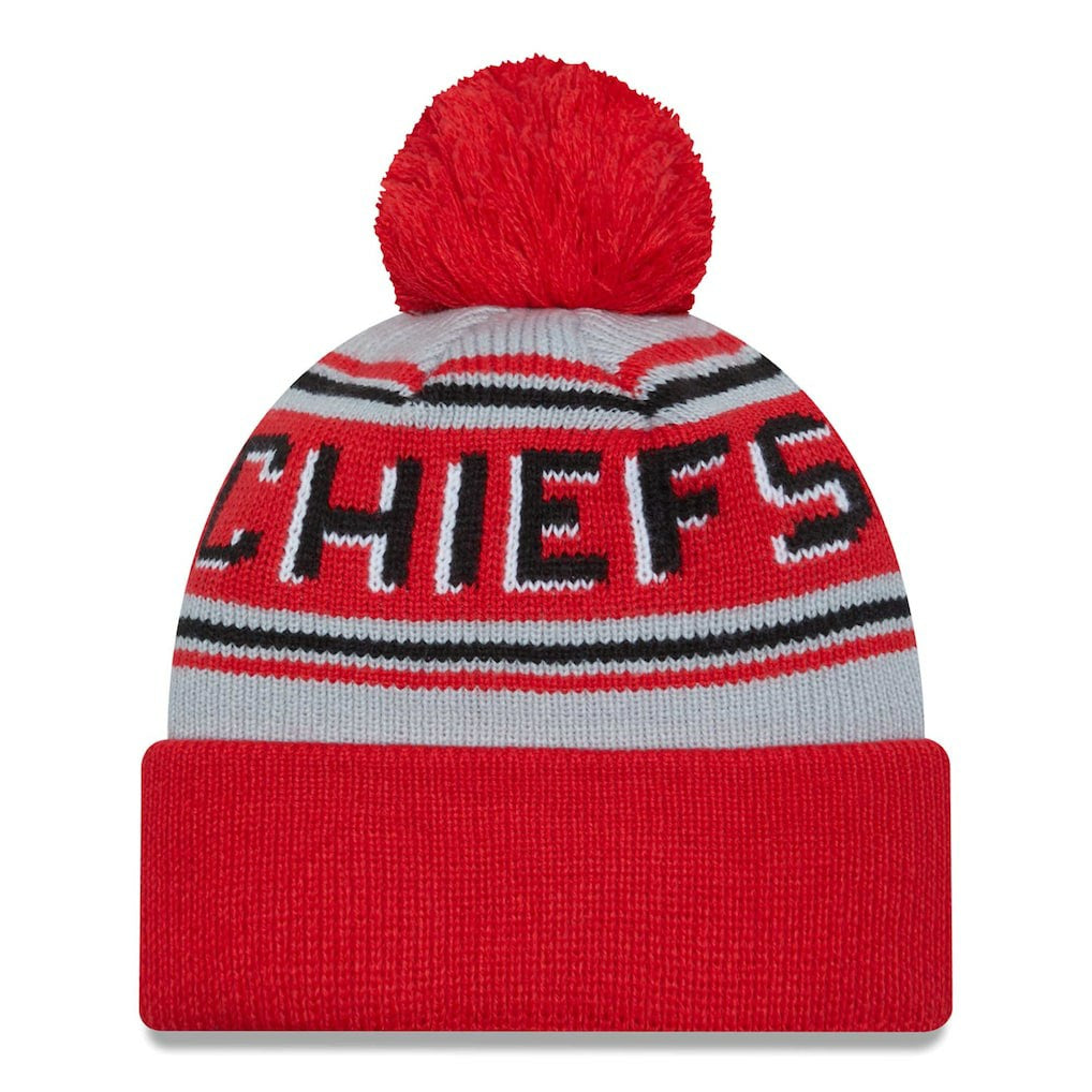 NFL Kansas City Chiefs Main Cuffed Knit Hat with Pom