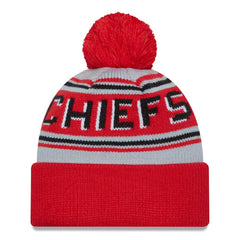 NFL Kansas City Chiefs Main Cuffed Knit Hat with Pom