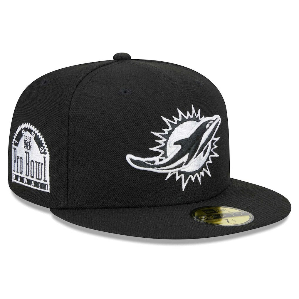NFL Miami Dolphins Main Patch 59FIFTY Fitted Hat