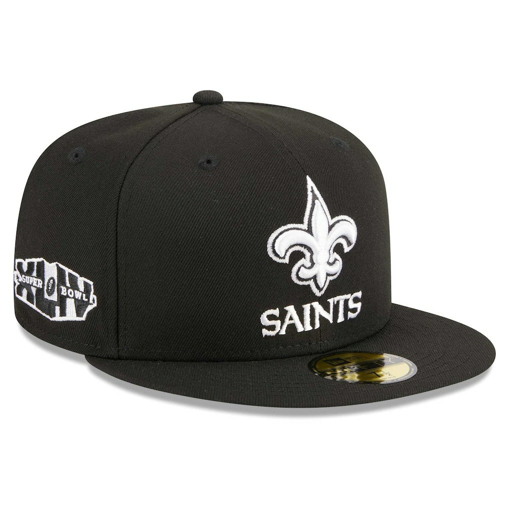 NFL New Orleans Saints Main Patch 59FIFTY Fitted Hat