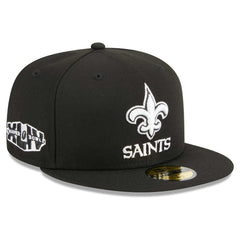 NFL New Orleans Saints Main Patch 59FIFTY Fitted Hat