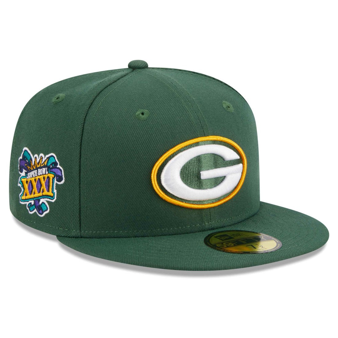 NFL Green Bay Packers Main Patch 59FIFTY Fitted Hat