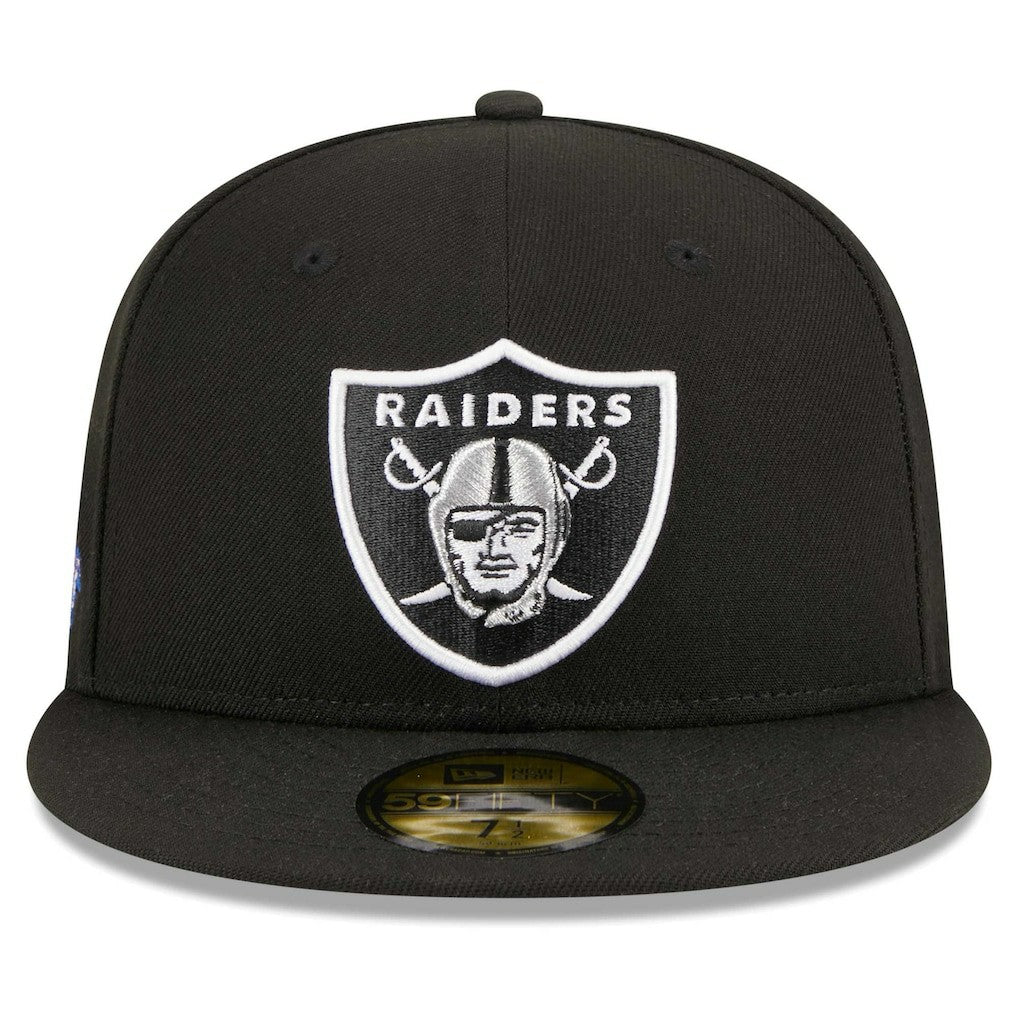 NFL Las Vegas Raiders Main Patch 59FIFTY Fitted Hat