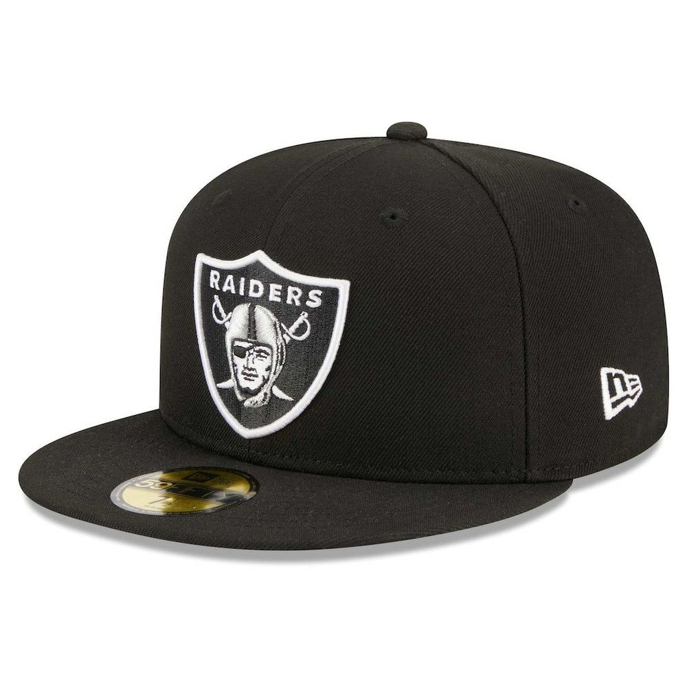 NFL Las Vegas Raiders Main Patch 59FIFTY Fitted Hat