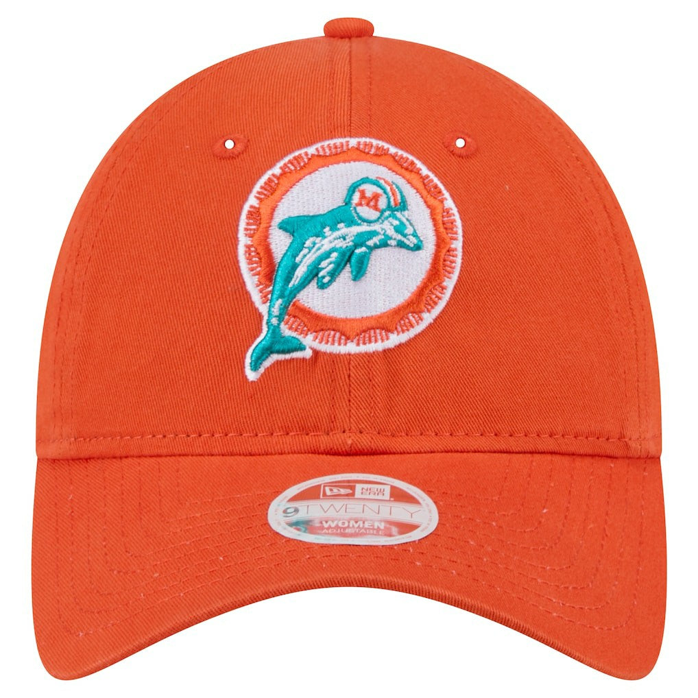 NFL Miami Dolphins Women's Throwback Main Core Classic 2.0 9TWENTY Adjustable Hat