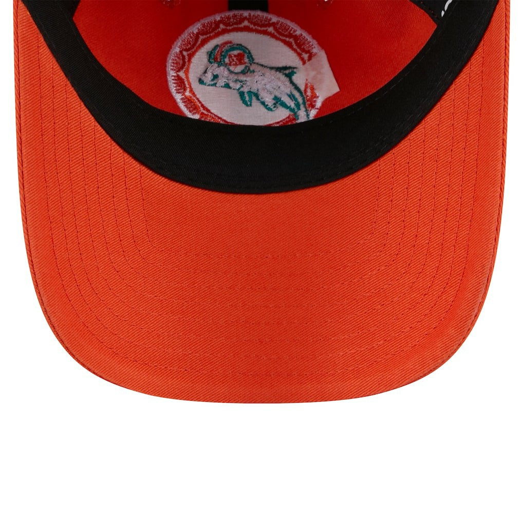 NFL Miami Dolphins Women's Throwback Main Core Classic 2.0 9TWENTY Adjustable Hat