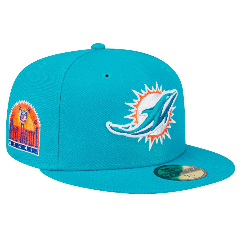 NFL Miami Dolphins Main Patch 59FIFTY Fitted Hat