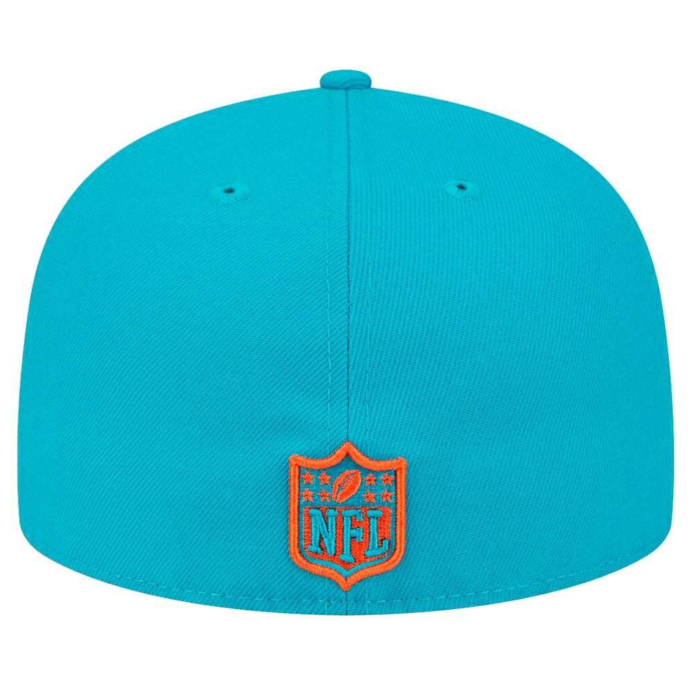 NFL Miami Dolphins Main Patch 59FIFTY Fitted Hat