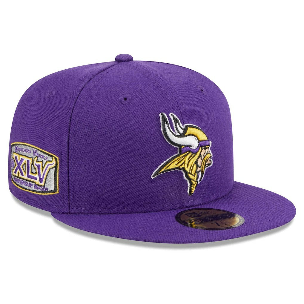 NFL Minnesota Vikings Main Patch 59FIFTY Fitted Hat