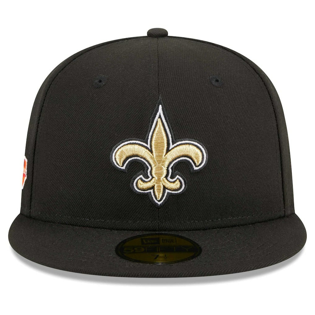 NFL New Orleans Saints Main Patch 59FIFTY Fitted Hat