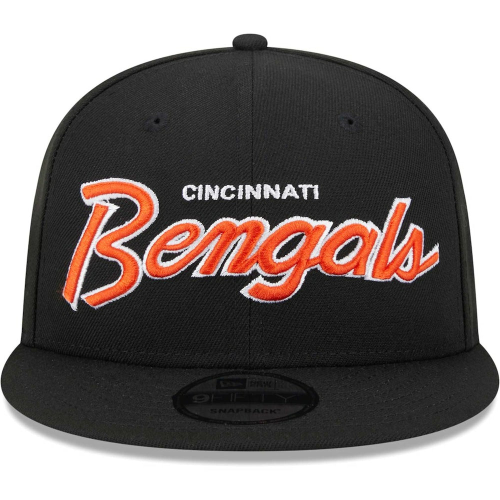 NFL Cincinnati Bengals Main Script 9FIFTY Snapback Hat