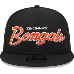 NFL Cincinnati Bengals Main Script 9FIFTY Snapback Hat