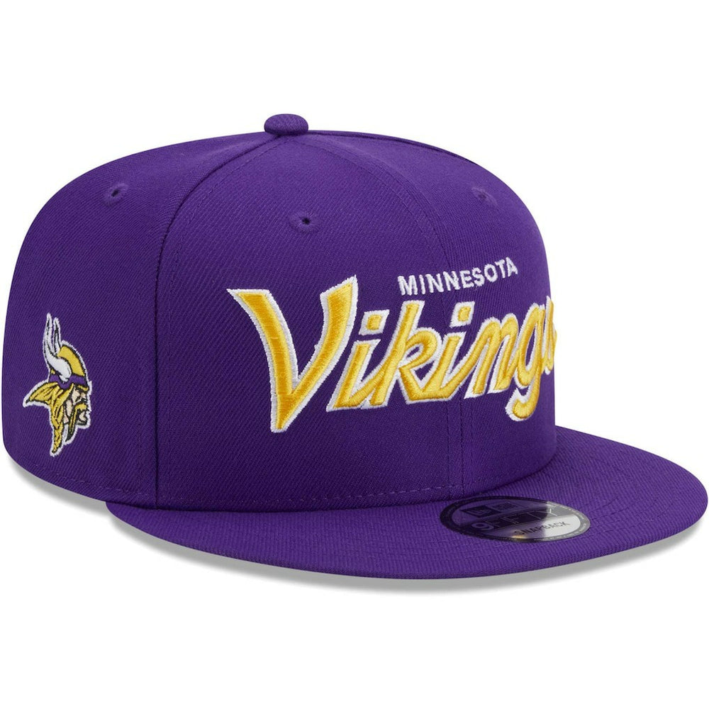 NFL Minnesota Vikings Main Script 9FIFTY Snapback Hat