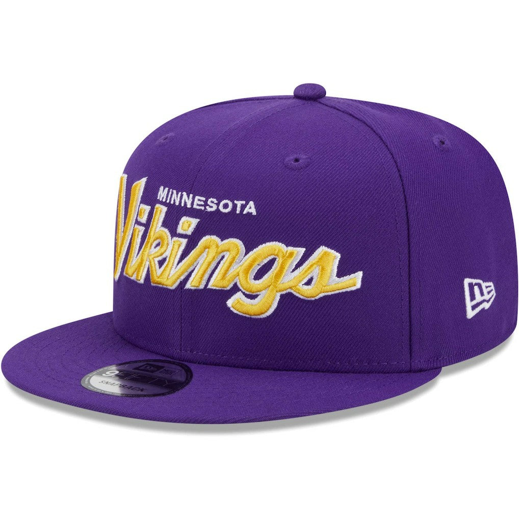 NFL Minnesota Vikings Main Script 9FIFTY Snapback Hat