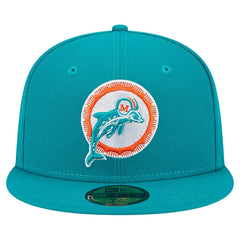 NFL Miami Dolphins Throwback Main 59FIFTY Fitted Hat