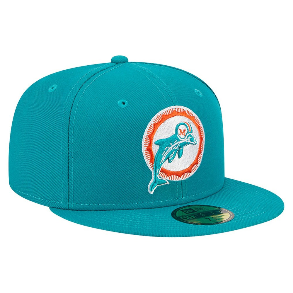 NFL Miami Dolphins Throwback Main 59FIFTY Fitted Hat