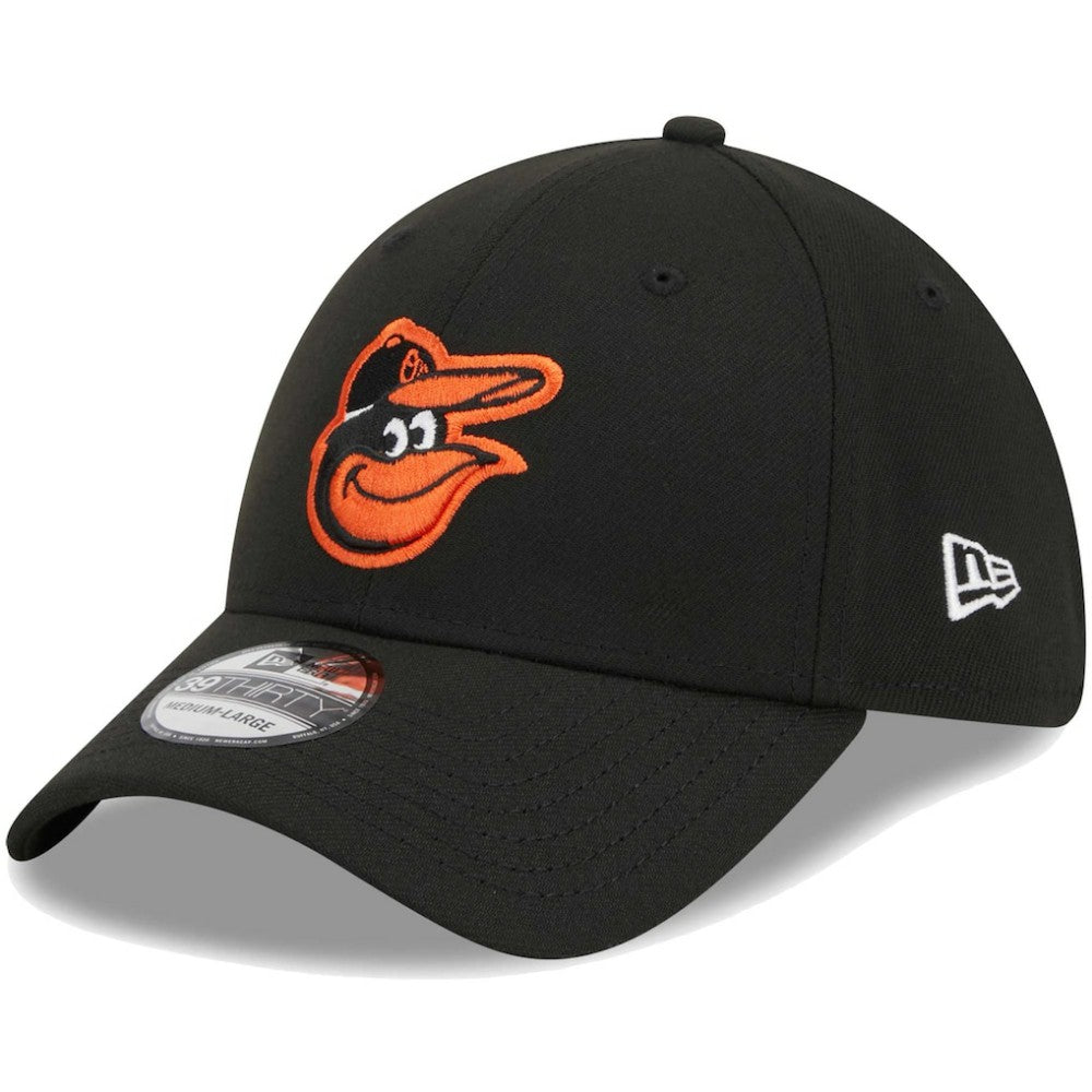 Baltimore Orioles Logo 39THIRTY Flex Hat - Black | New Era