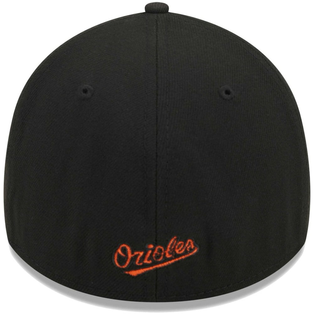 Baltimore Orioles Logo 39THIRTY Flex Hat - Black | New Era