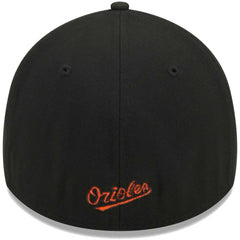 Baltimore Orioles Logo 39THIRTY Flex Hat - Black | New Era