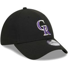 Colorado Rockies Logo 39THIRTY Flex Hat - Black | New Era