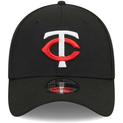 Minnesota Twins Logo 39THIRTY Flex Hat - Black | New Era