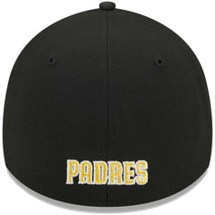 San Diego Padres Logo 39THIRTY Flex Hat - Black | New Era