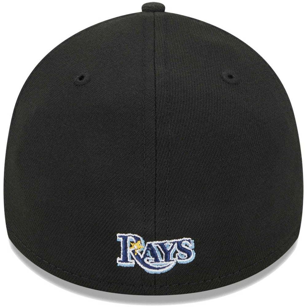 Tampa Bay Rays Logo 39THIRTY Flex Hat - Black | New Era