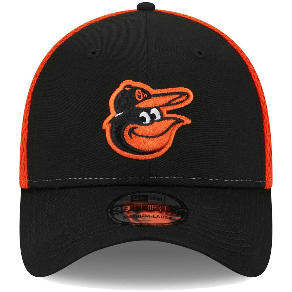 Baltimore Orioles Team Neo 39THIRTY Flex Hat - Black | New Era