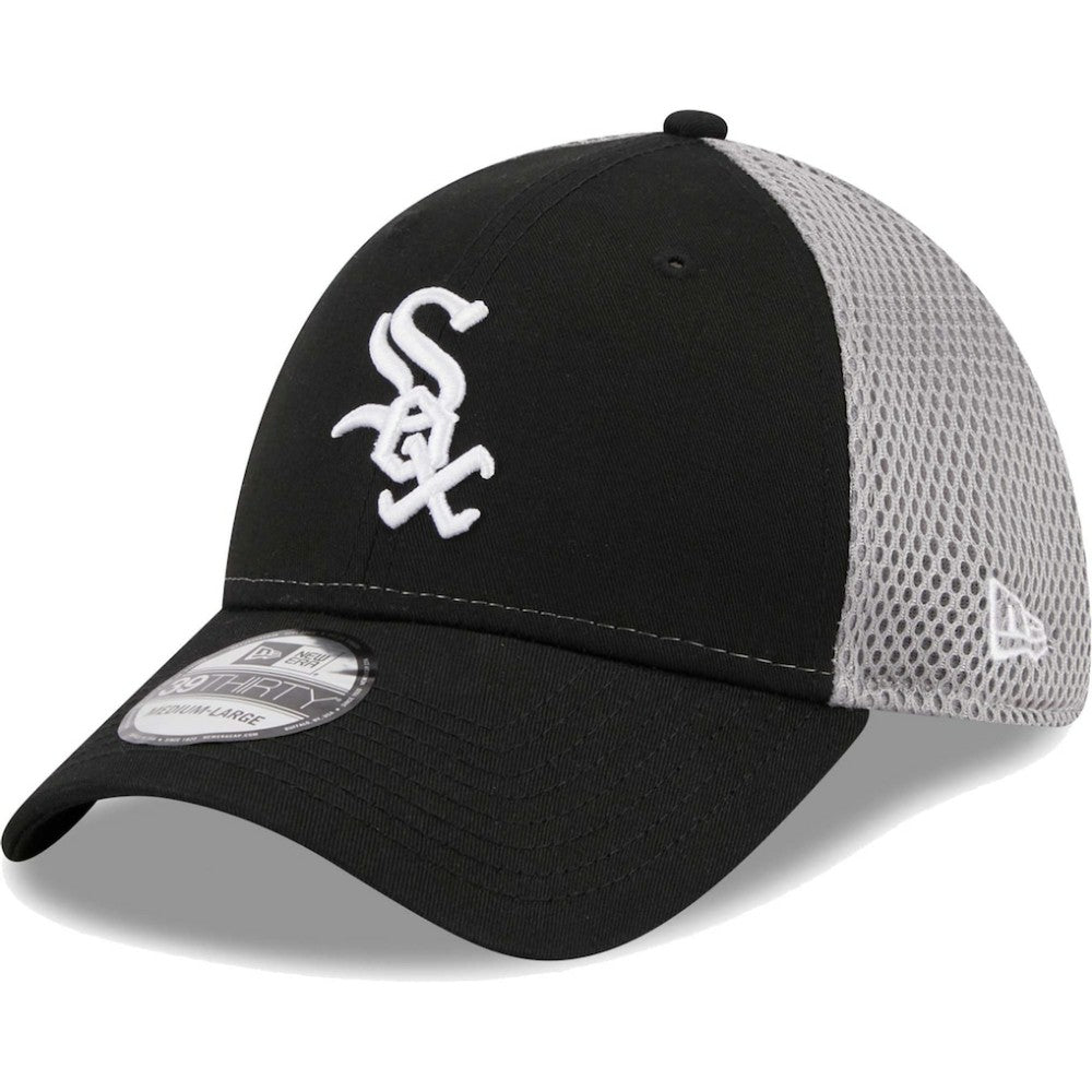 Chicago White Sox Team Neo 39THIRTY Flex Hat - Black | New Era