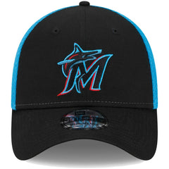 Miami Marlins Team Neo 39THIRTY Flex Hat - Black | New Era