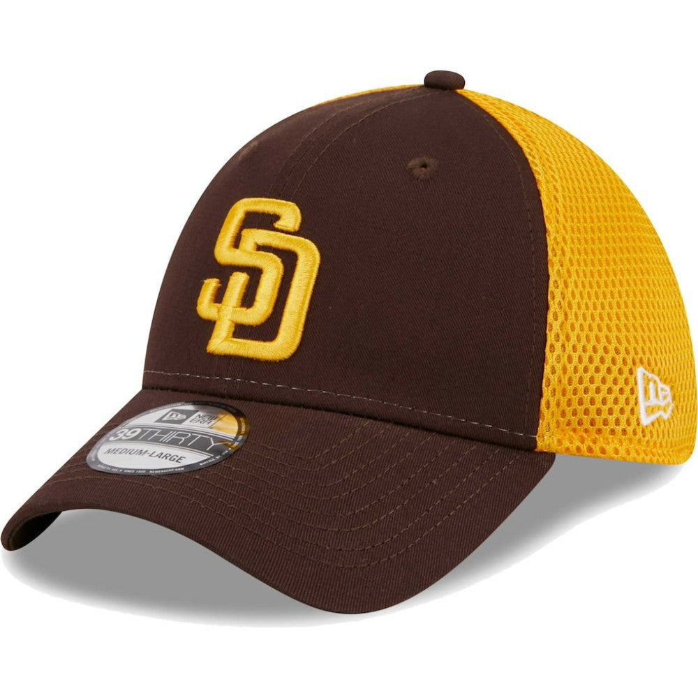 San Diego Padres Team Neo 39THIRTY Flex Hat - Brown | New Era