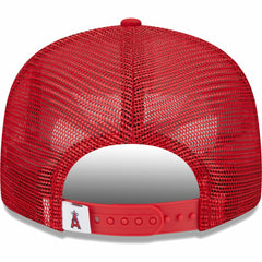 Los Angeles Angels Team Color Trucker 9FIFTY Snapback Hat - Red | New Era