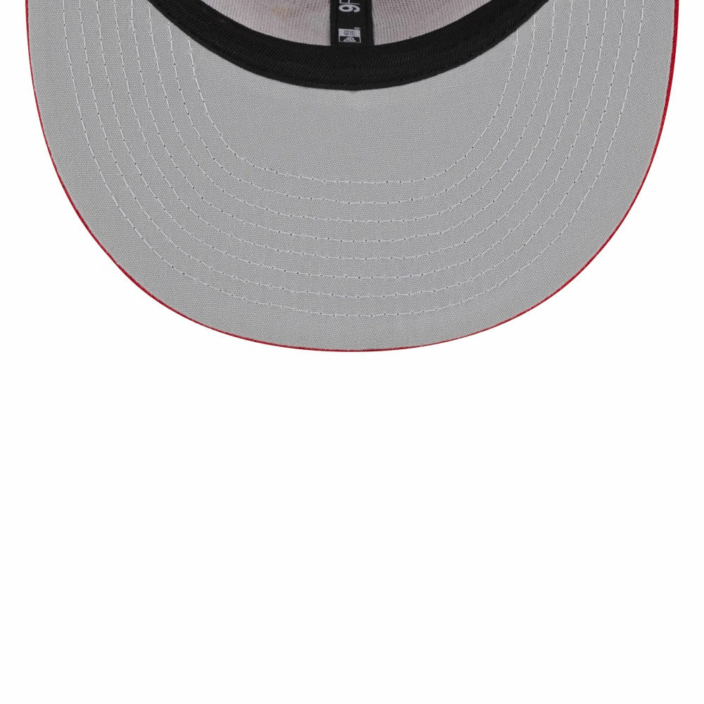 Los Angeles Angels Team Color Trucker 9FIFTY Snapback Hat - Red | New Era